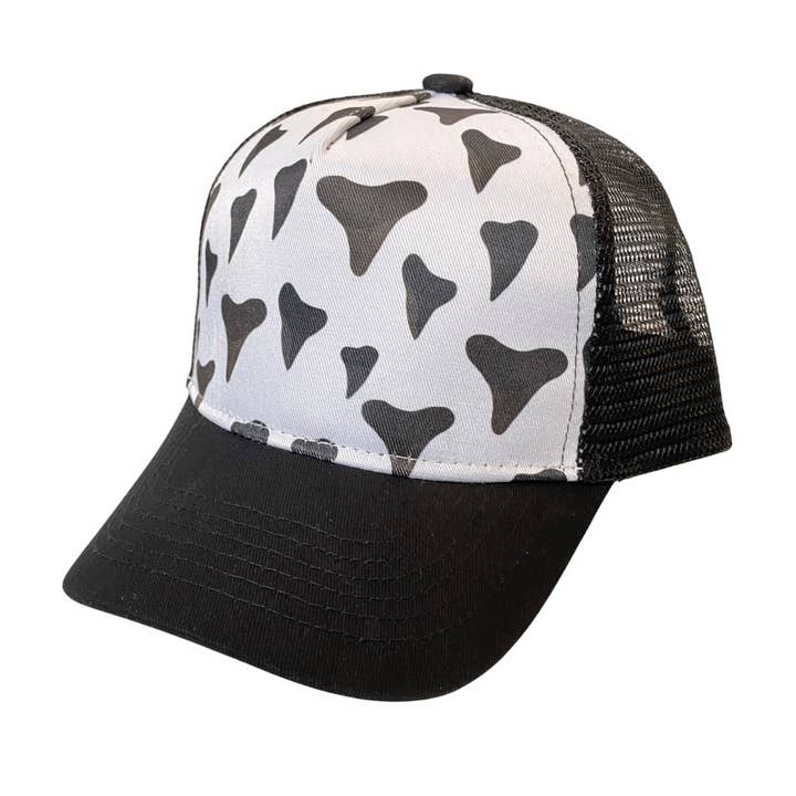 Sharks Tooth Adult Trucker Hat for wholesale by Wild Child Hat Co
