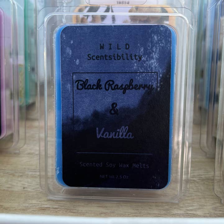 Black Raspberry Vanilla Soy Wax Melts for wholesale by WILD Scentsibility