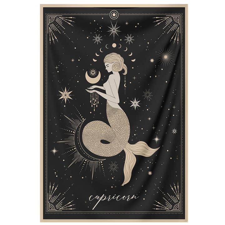 Capricorn Tapestry for wholesale by Nirvana Threads