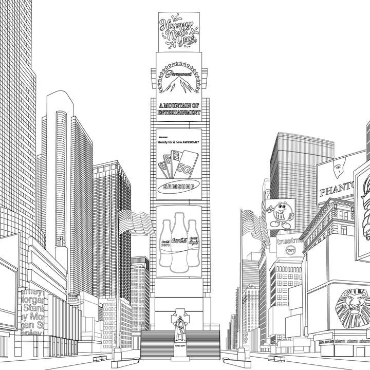 Color Our Town - Wholesale Coloring Book - Kids & Baby - Color NYC coloring book