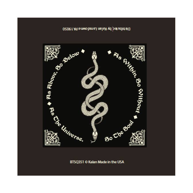 As Above, So Below Square Button for wholesale by Kalan