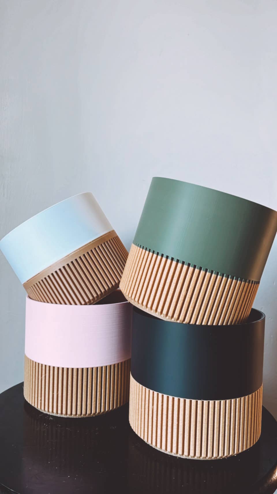 Prairie City Printing Co. – wholesale Kruka – Tvåfärgad trä- och färgkruka5