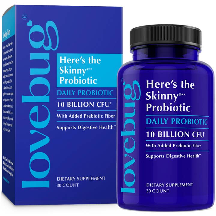 LoveBug Probiotics - Wholesale Oral Supplement/Vitamin - Digestive Health Probiotic - Here's the Skinny