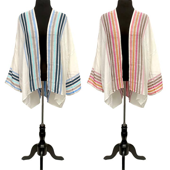 Ombre Stripe Kimono - 2-pack for wholesale by Grand Sierra