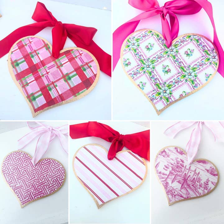 SoCharm Designs - Vendita all'ingrosso Decorazione per porta - Cuore di San Valentino fatto a mano - 8»8