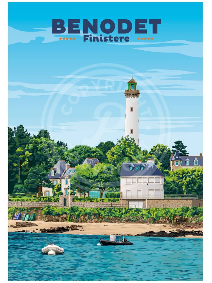 BENODET AFFISCH - 50X70 CM för wholesale av Printymania