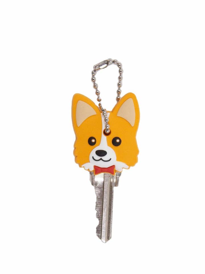 Corgi Arti Marziali Happy Face Portachiavi in gomma (copia) per la vendita all'ingrosso da parte di NAYOTHECORGI