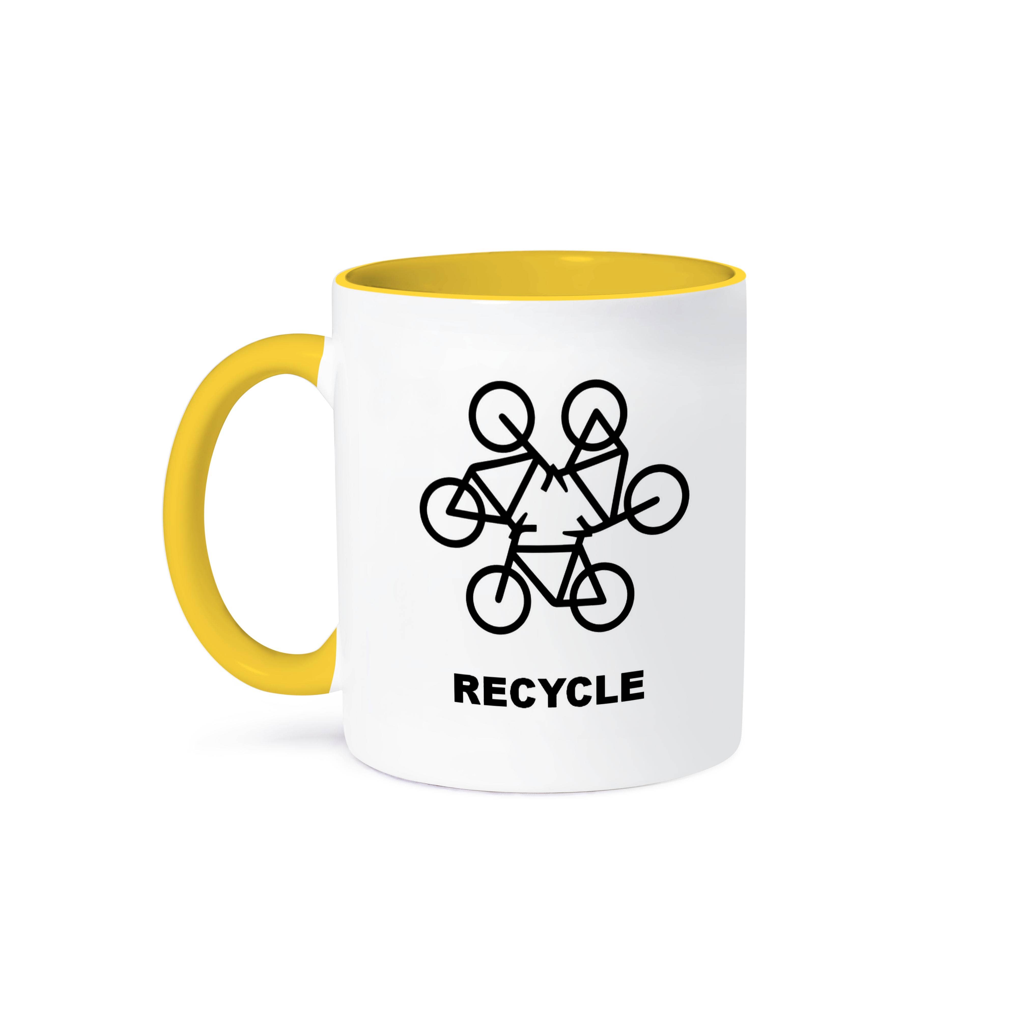 3dRose - Wholesale Coffee Mug - 3dRose, Recycle Emblem From Bicycles, Mug0