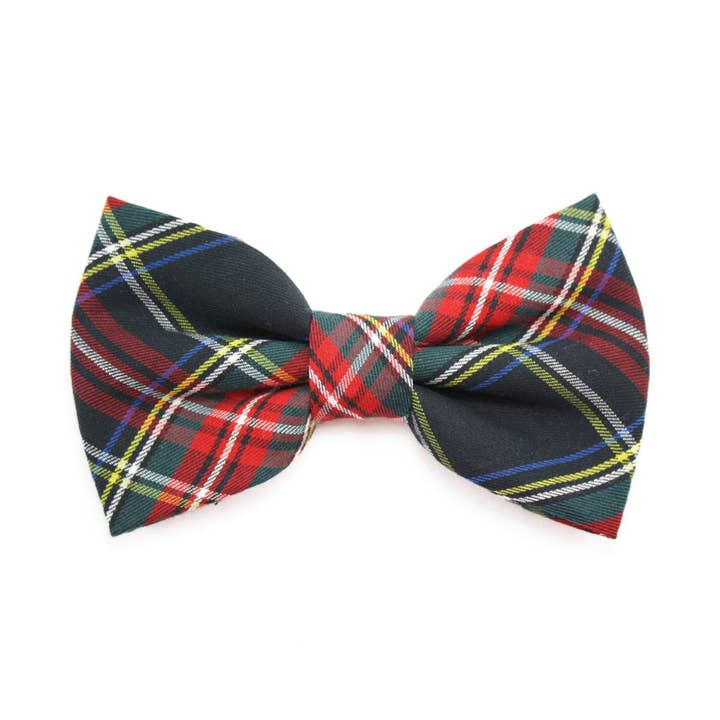 Black Scottish Tartan Pet Bow Tie - The Campbell for wholesale by Dusidog