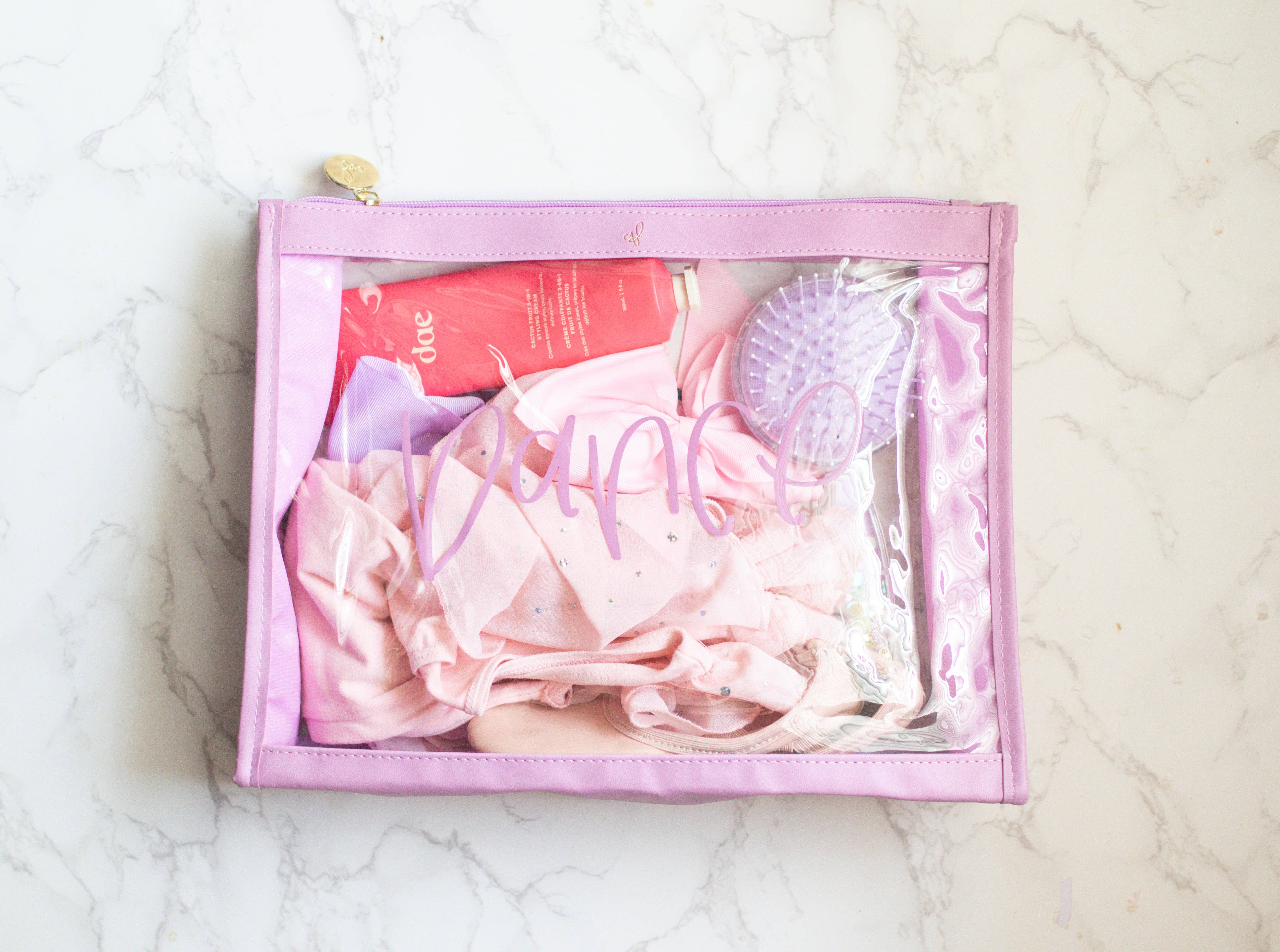 Chalkfulloflove - Vente Pochette – femme - Pochette Zippée pour Organisateur de Danse - Vinyle + Similicuir2