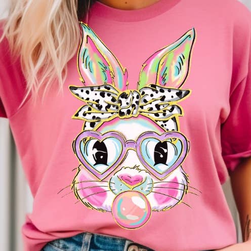 Easter Bunny DTF or Sublimation Transfer for wholesale by Sweet and Sassy Tees