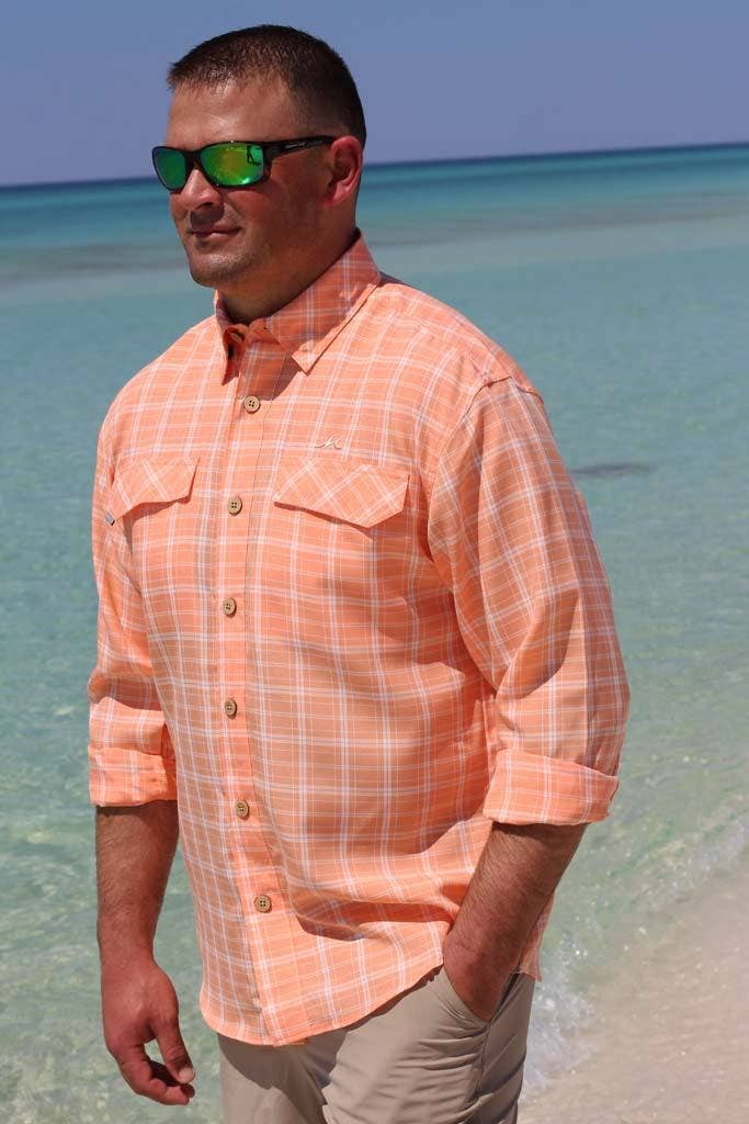 Mojo Sportswear Company - Wholesale Overhemd met knopen - Heren - Coastal plaid lange mouwen0