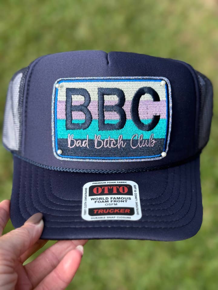 4” Bad Bitch Club Hat Patch for wholesale by Ohh Seaux Cute