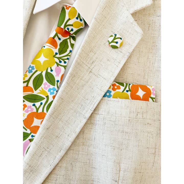 ELSE - Wholesale Necktie - Men's - Bold Floral Neckties For Men, Father's Day Gifts, Graduation4