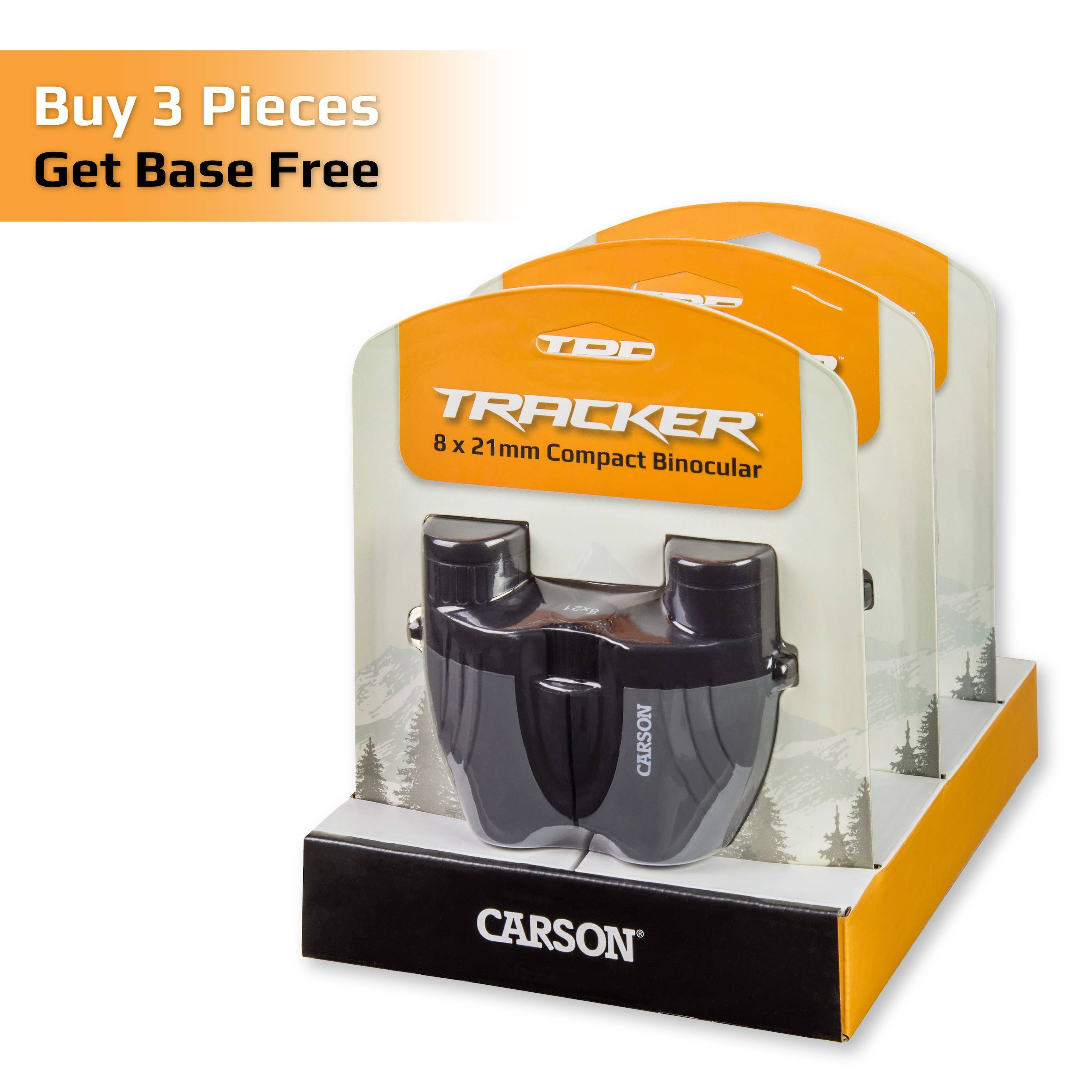 Carson - Wholesale Binoculars - Tracker™ 8x21mm, Compact and Ultra Lightweight Binoculars4