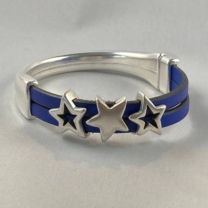Rox-anne - Wholesale Bangle Bracelet - Half Bangle Stars Bracelet1