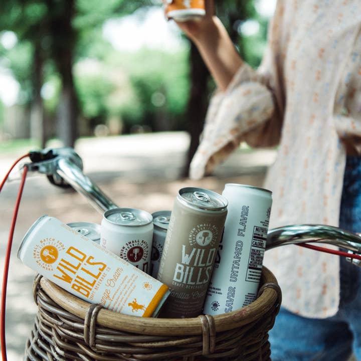 Wild Bill’s Craft Beverage Co. - Wholesale Soda/Carbonated Drink - Orange Cream - Premium Cane Sugar Soda, 4-Pack, Cans3