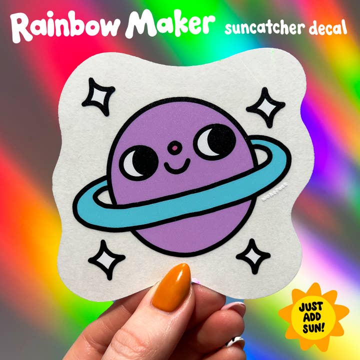 Suncatcher - Happy Planet for wholesale by Wokeface