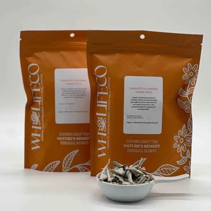 WHOLIFECO - Wholesale Health/Detox Tea - Parasite & Candida Purge Duo