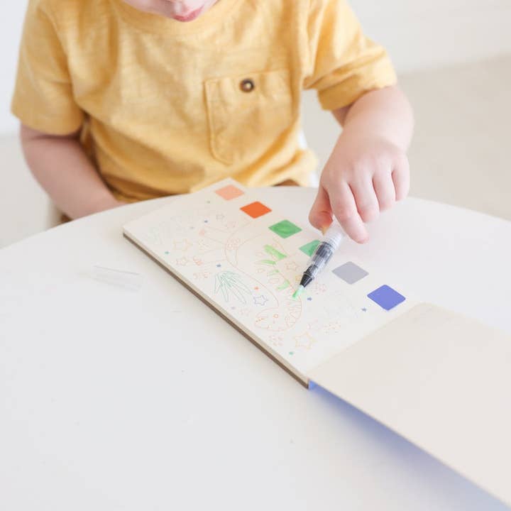 MagicPlaybook - Wholesale Art Set - Kids & Baby - Dinosaur Watercolor Book for Kids Portable, Screen-Free Art4