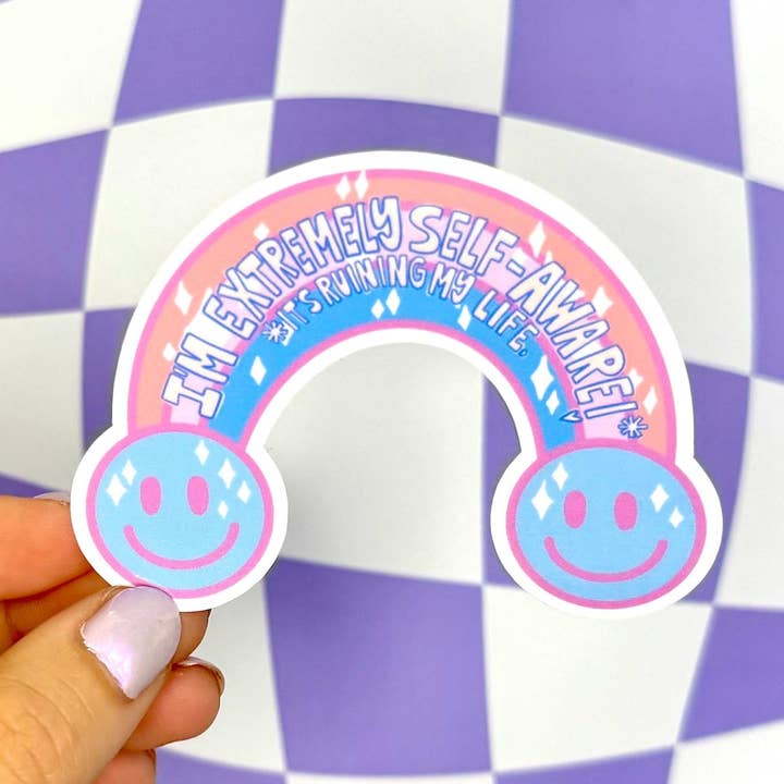 Jag är extremt självmedveten klistermärke för wholesale av Ordinary Joy Studio