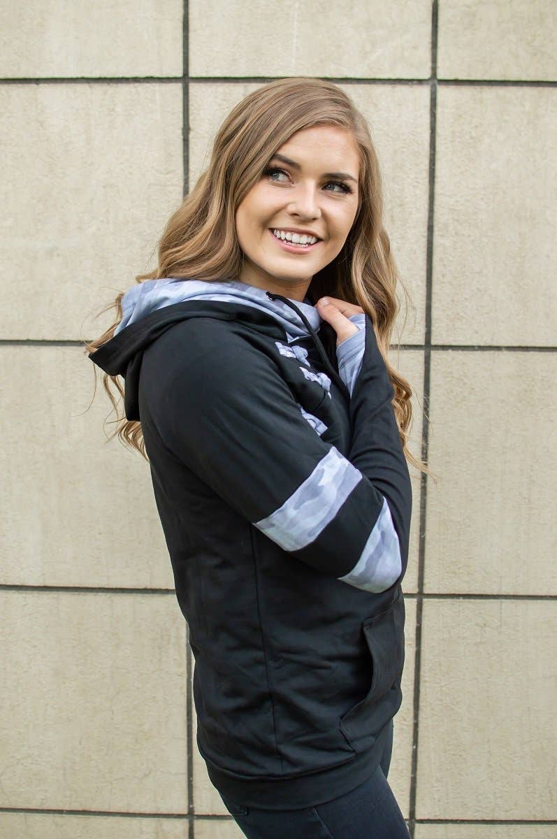 Rogue Society Apparel®️ – Großhandel Hoodie – Damen – Varsity Camo Hoodie jetzt für Kinder erhältlich!5