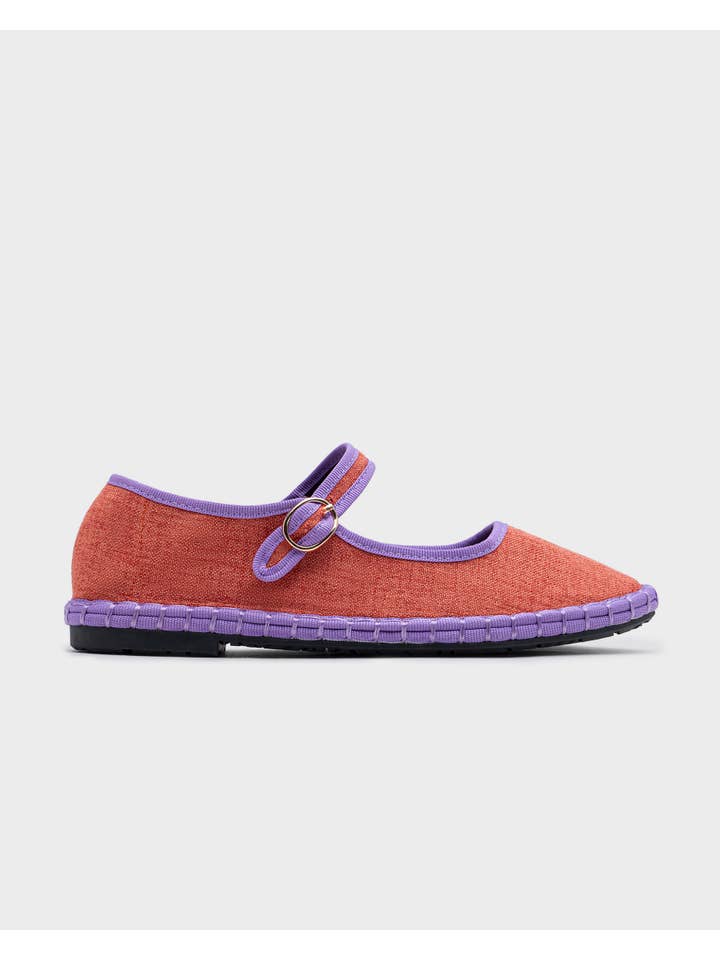 CEREZA - Wholesale Flats - Women's - Women Handmade Canvas Mary Jane Flat Shoes