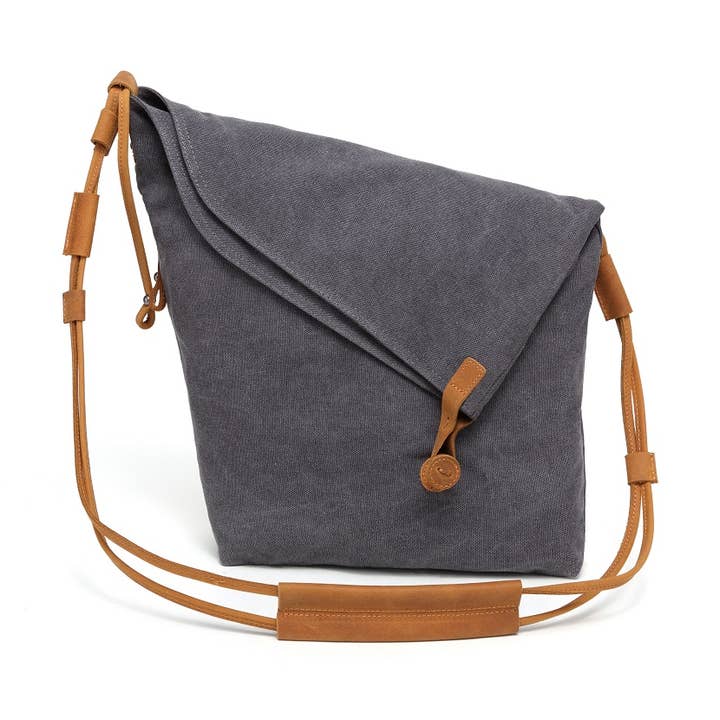Canvas Shoulder Bag SB 378T (Charcoal) and other Purchase Wholesale mainan. Free Returns & Net 60 Terms on Faire trending on Faire.