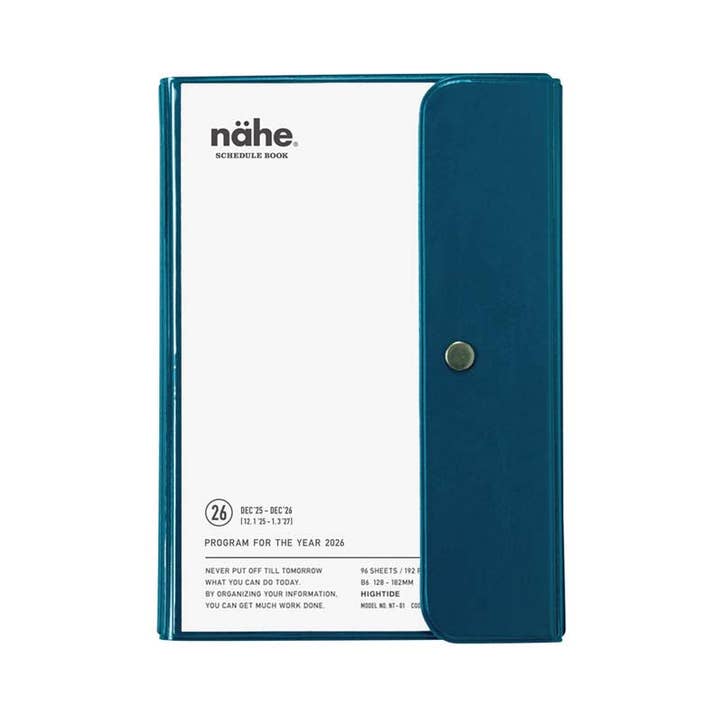 2026 Weekly Planner Nahe B6 Free for wholesale by Hightide USA
