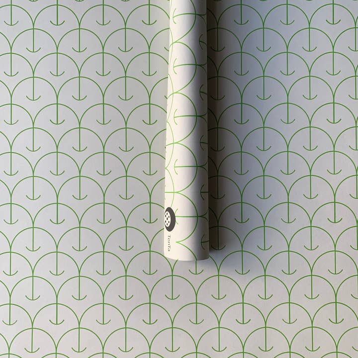 TenTa - Wholesale Wrapping Paper Roll - Geometric Apple Pattern Luxury Wrapping Paper 4