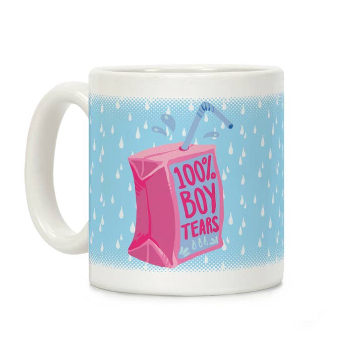 100% Boy Tears Coffee Mug for wholesale by LookHUMAN