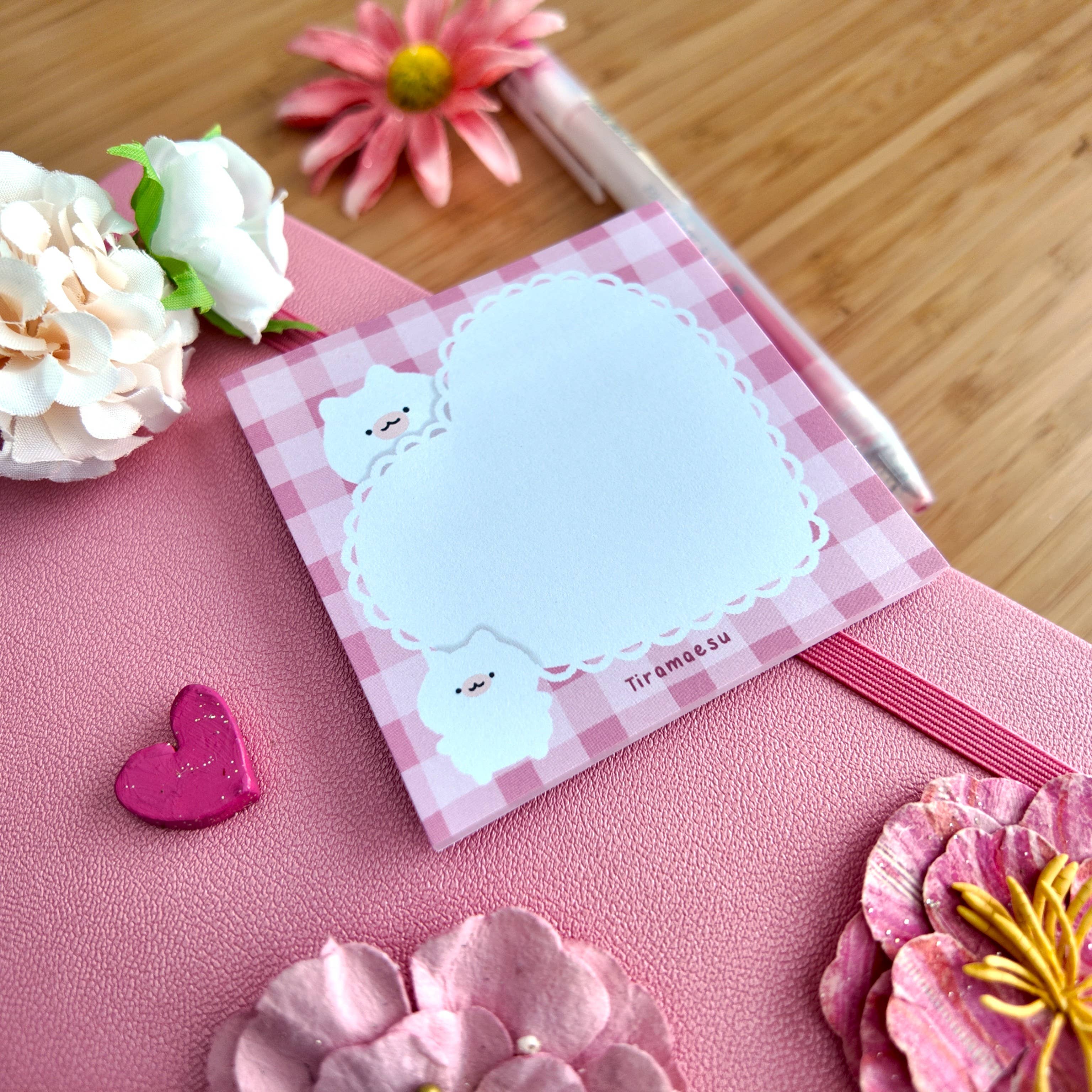 Tiramaesu - Wholesale Sticky Notes - Lace Heart Sticky Notes2