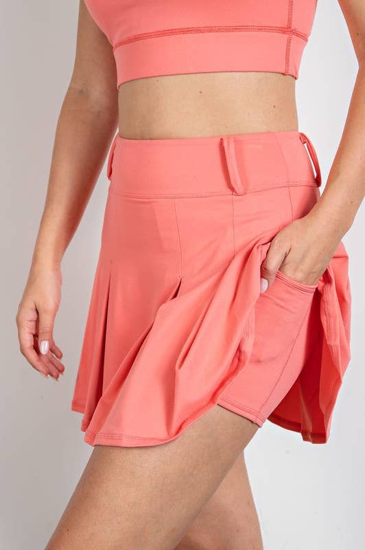 Sunday Morning – Engroshandel Skørt - Dame – S157037 Butter Soft plisseret golfskort19