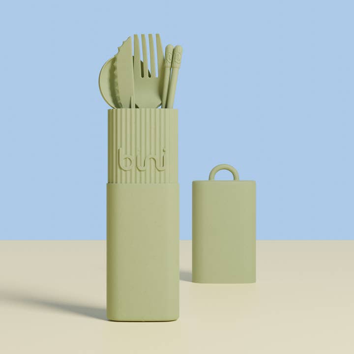 Bini Olive - Posate riutilizzabili biobased e nomadi per la vendita all'ingrosso da parte di Bini