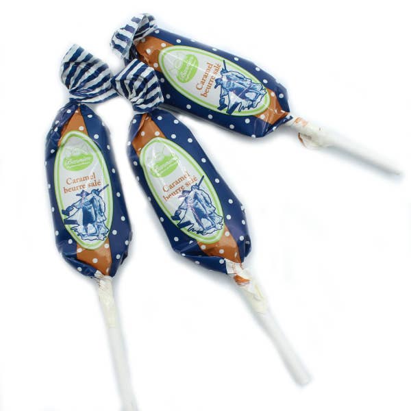 BULK SALTET SMØR KARAMEL LOLLIPOP x200 for engroshandel hos ADG Diffusion