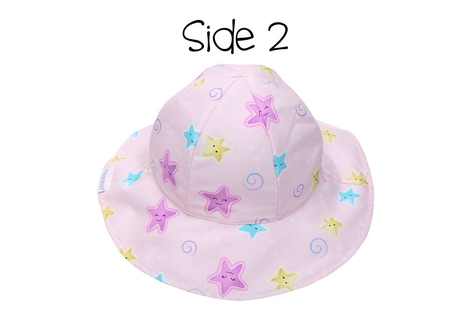 FlapJackKids - Wholesale Sun Hat - Kids - Kids UPF50+ Patterned Sun Hat - Narwhal/Starfish2