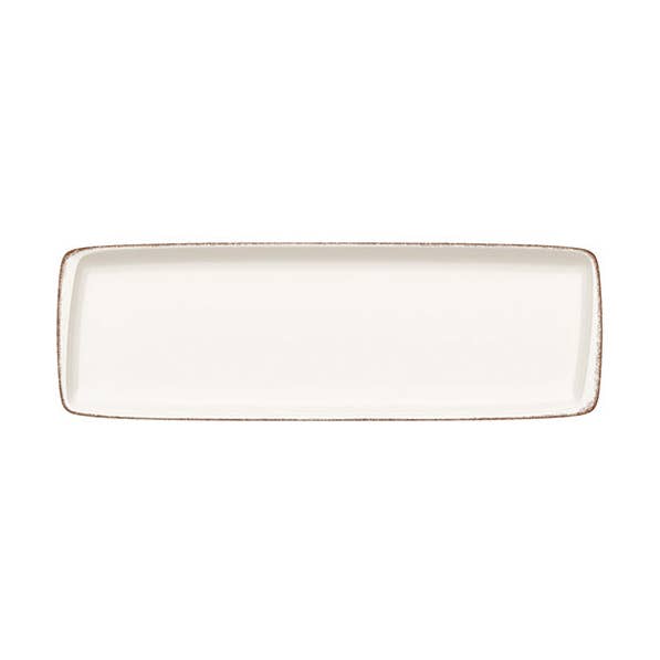 Retro 19" x 6.25" x h:1" Rectangular Decorated Porcelain Platter for wholesale by TURGLA HOME