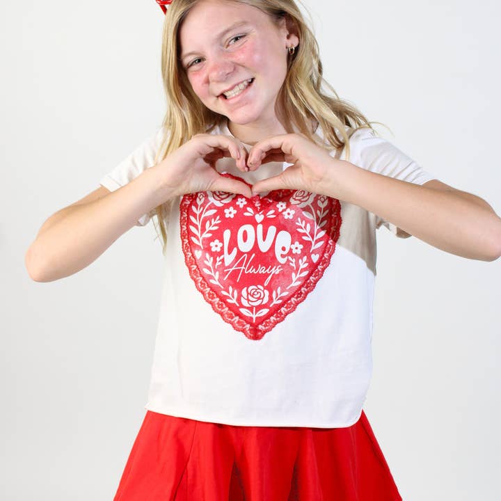 Corazón de San Valentín Encaje Amor Siempre - CHICAS ADOLESCENTES para venta al por mayor de Sweet Soul