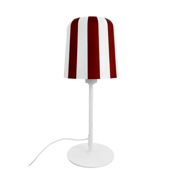 Gry Table lamp - Dark Red stripes and other Purchase Wholesale rothfels lampen. Free Returns & Net 60 Terms on Faire trending on Faire.