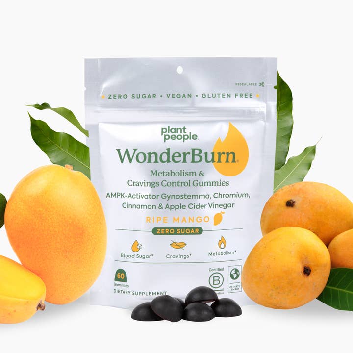 Plant People - Wholesale Oral Supplement/Vitamin - WonderBurn - Metabolism & Cravings Control Gummies