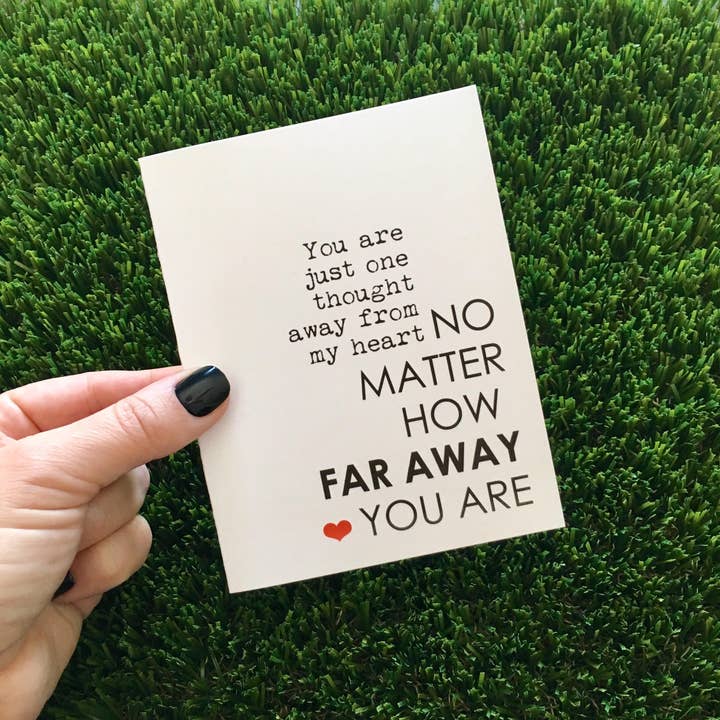 Personal Paper Hugs - Wholesale Thinking of You Card - I Miss You Card / Long Distance Relationship Card / Ldr Card / Deployment Card / Thinking of You Card / Missing You Card / Moving Away Card1