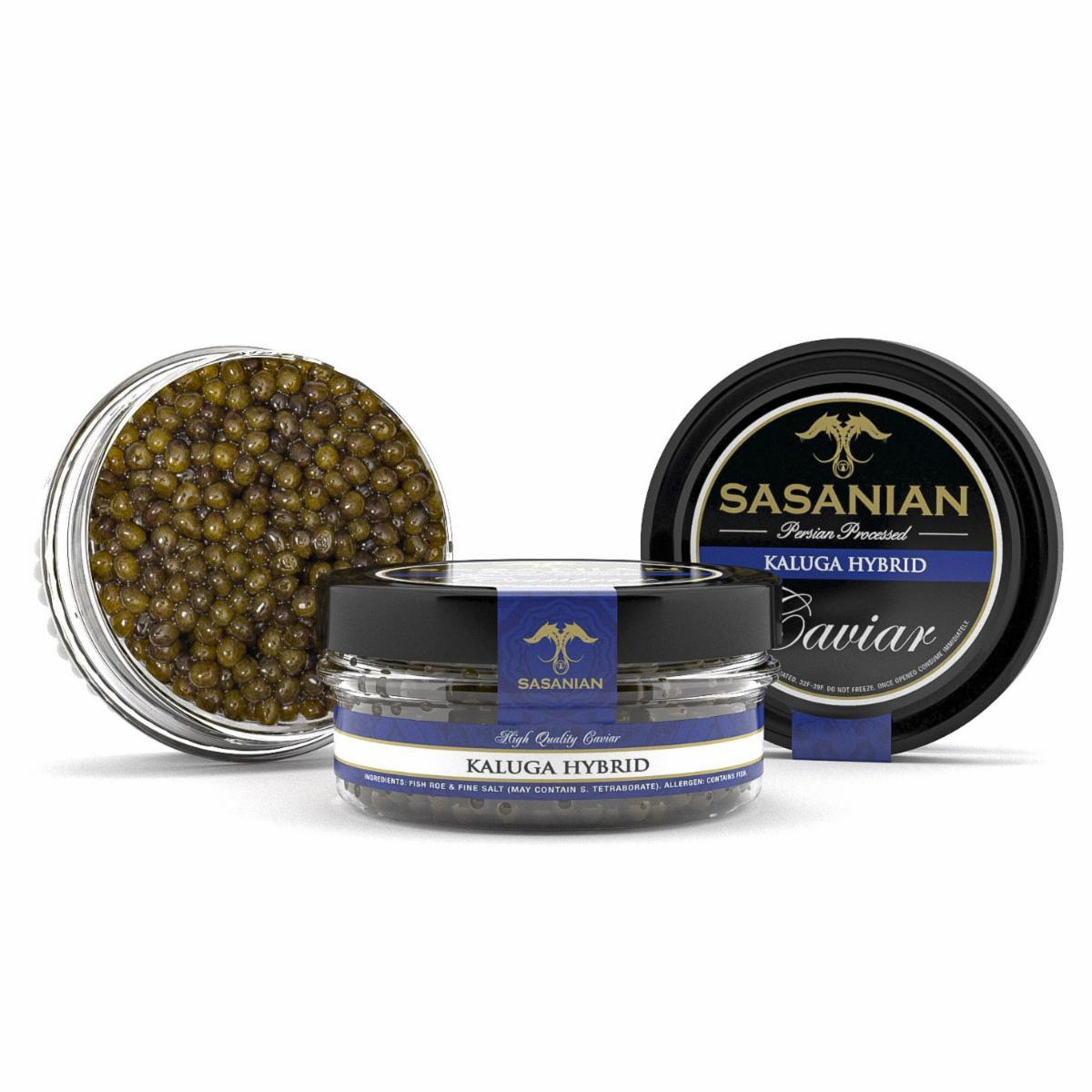 All Fresh Seafood - Wholesale Fish/Seafood - Caviar, Kaluga, 1 oz.0