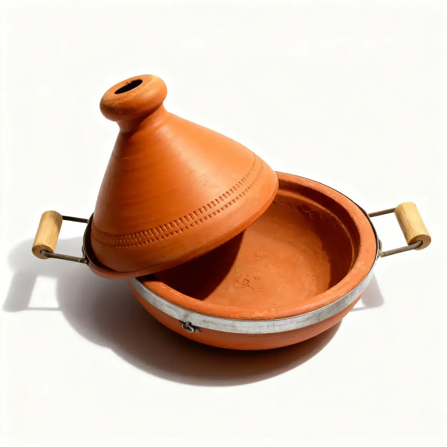 High crafty - Wholesale Cooking Pot - 🏺 Authentic Tagine with Handles – 30 cm Handmade Terracotta3