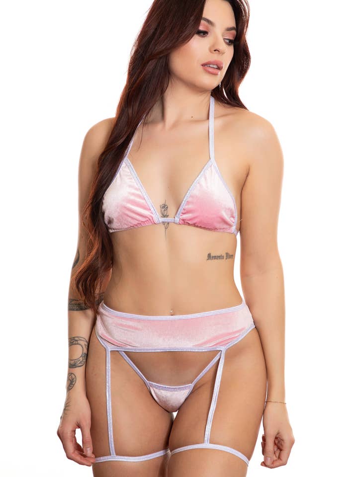 Fluwelen Jarretel & Bikiniset Danskleding voor wholesale door Midnight Ballerina