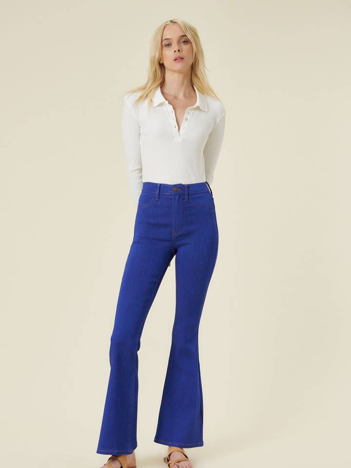 Retro Flare Jeans for wholesale by Vibrant M.i.U