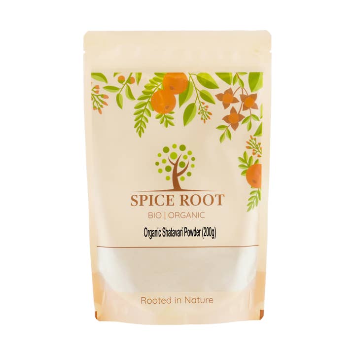 Organic Shatavari Powder 200g for wholesale by Spice Root Ltd.
