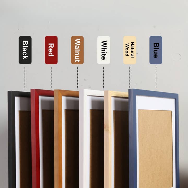 Longmo Art – wholesale Picture frame – ORIGIN-Square Picture Frame, 7 sizes, Solid Wood All sizes2