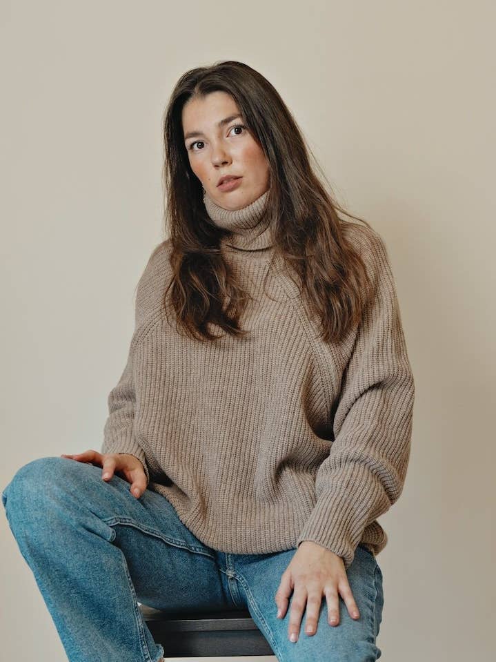 Camisola de amamentação Sweet Mama (Amarelo, Moka) por atacado de You&Milk