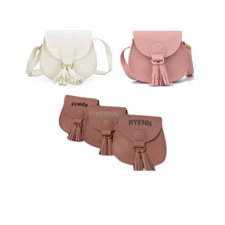 Purse - Child Tassel Purse for wholesale by Zsa Zsa & LoLLi Monogram Blanks