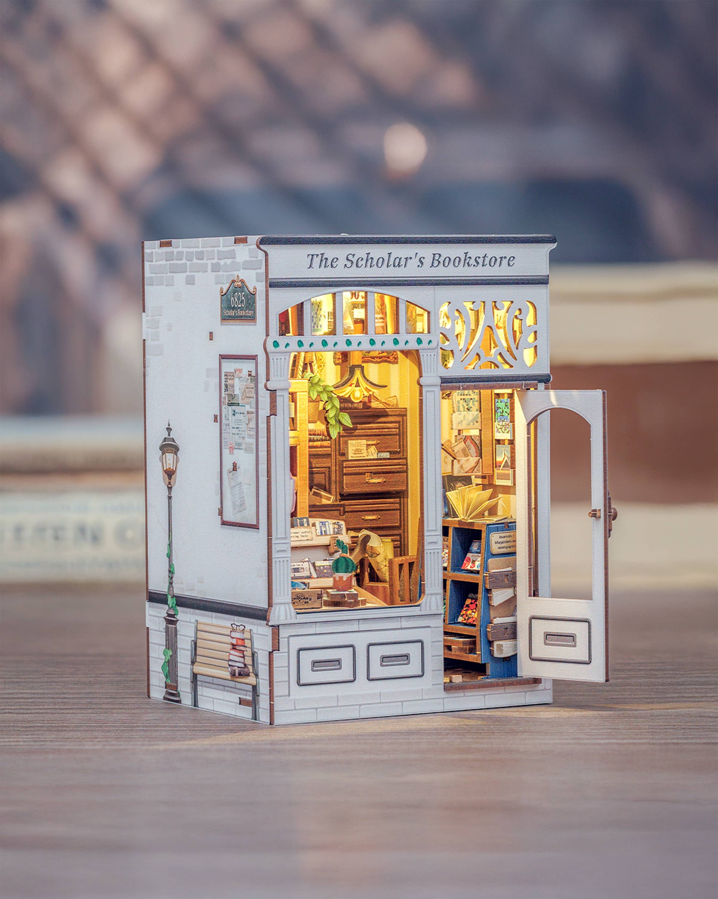 Hands Craft - Wholesale Puzzle - Kids - DIY Book Nook Kit: The Scholar's Bookstore4